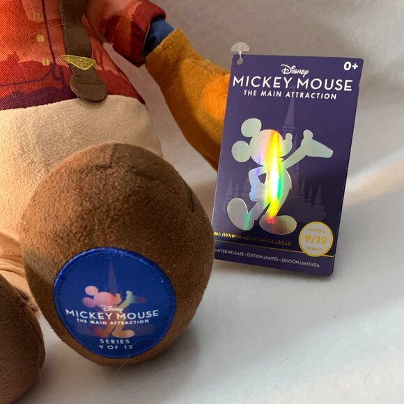 Disney Mickey Mouse Main Attraction Plush Big Thunder Mountain Railroad New - Picture 5 of 5